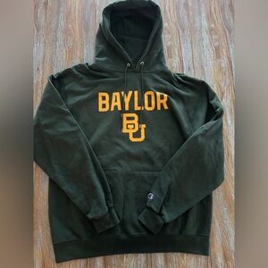 Baylor University Men’s Champion Hoodie Size Large Green